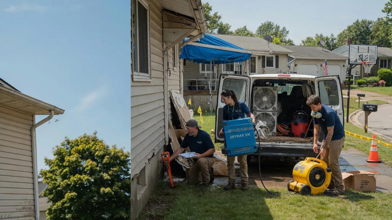 Ceiling Leak Cleanup in Dansville, MI near me